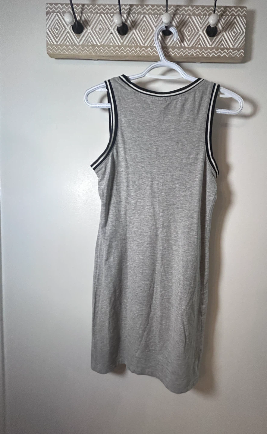 Grey Sleeveless Dress with Paris Graphic - photo 2