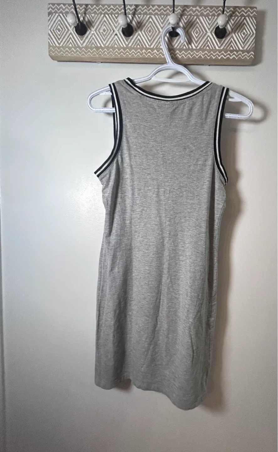 Grey Sleeveless Dress with Paris Graphic - photo 2