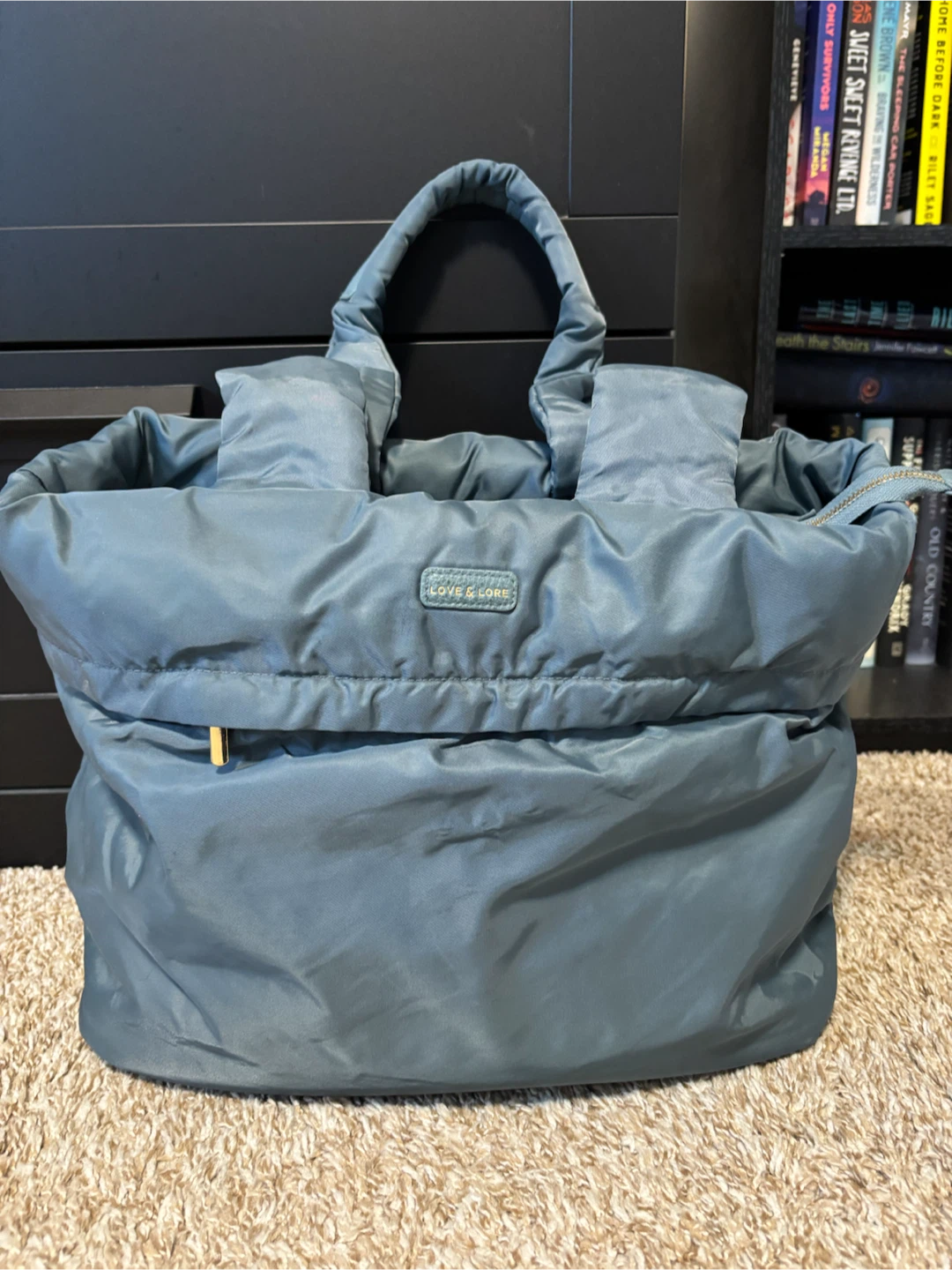 Love & Lore Puffer Tote Bag