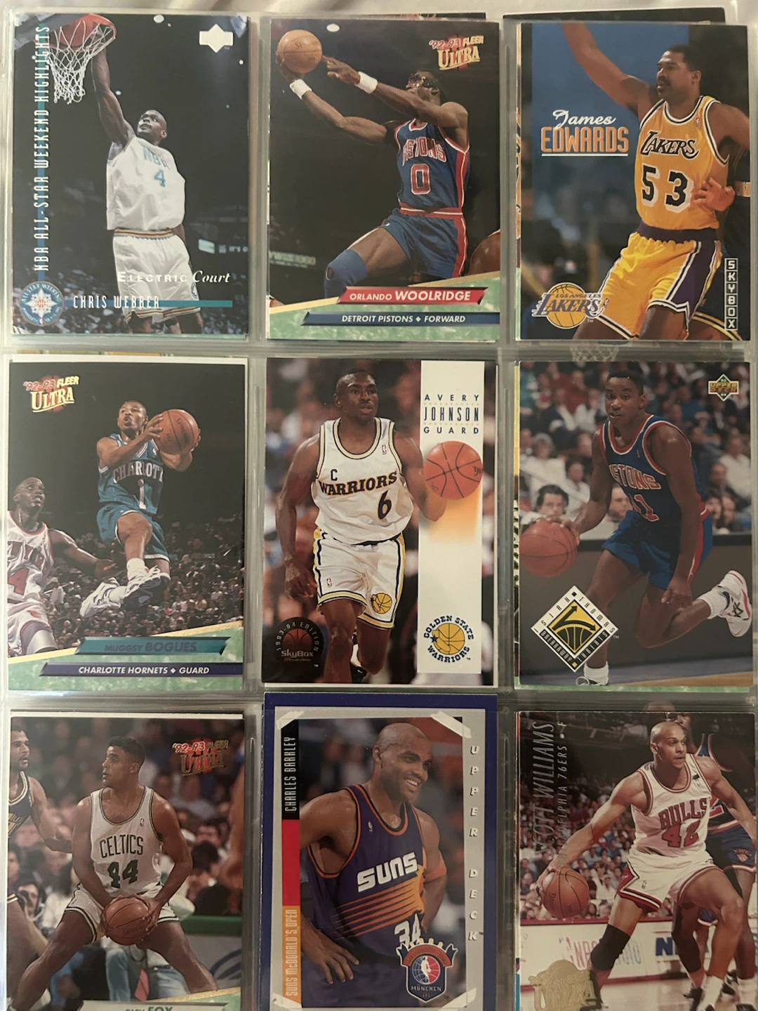 1992-93 Fleer Ultra NBA Trading Card Lot