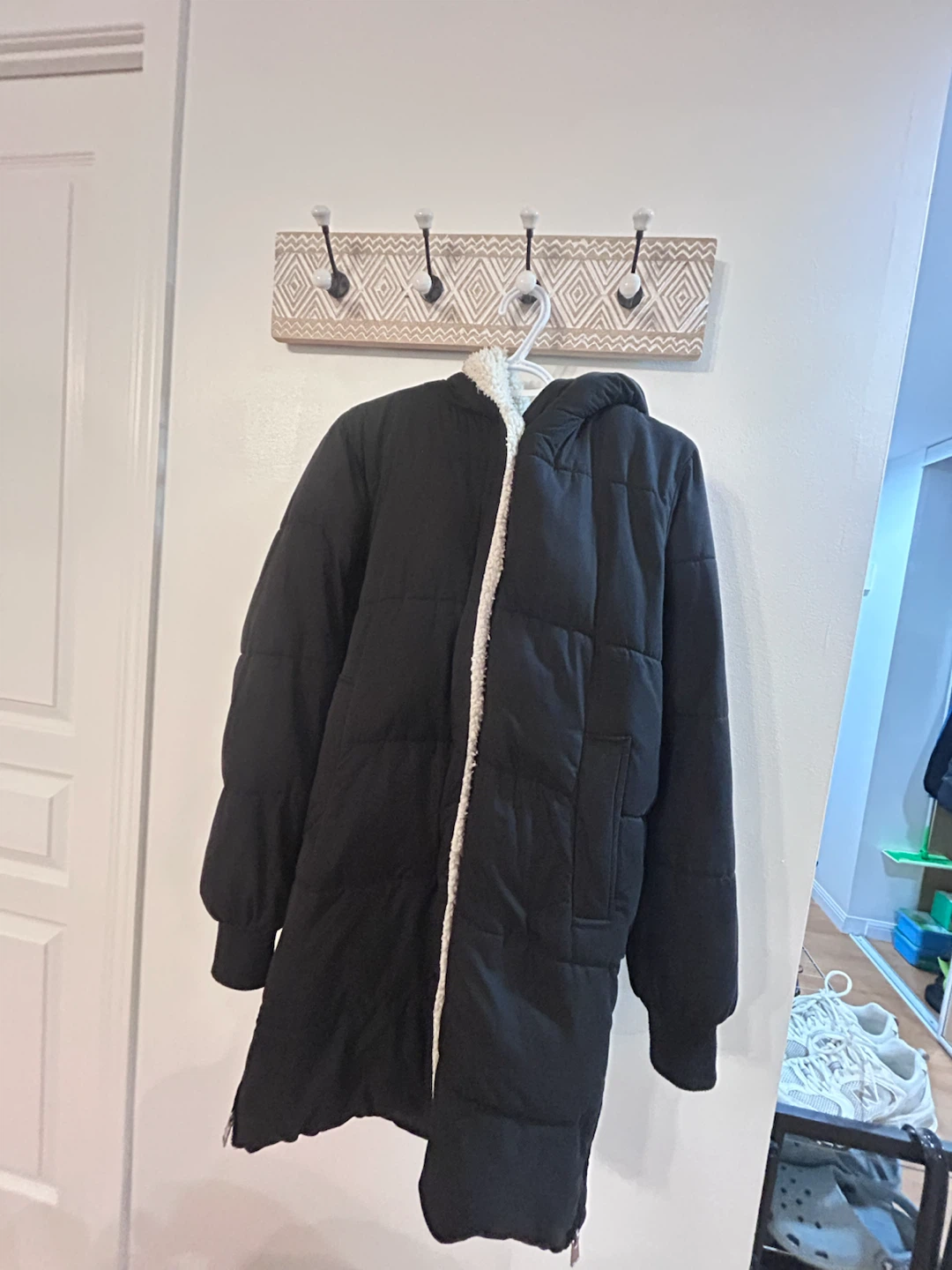 Garage Puffer Coat with Sherpa Lining - photo 5