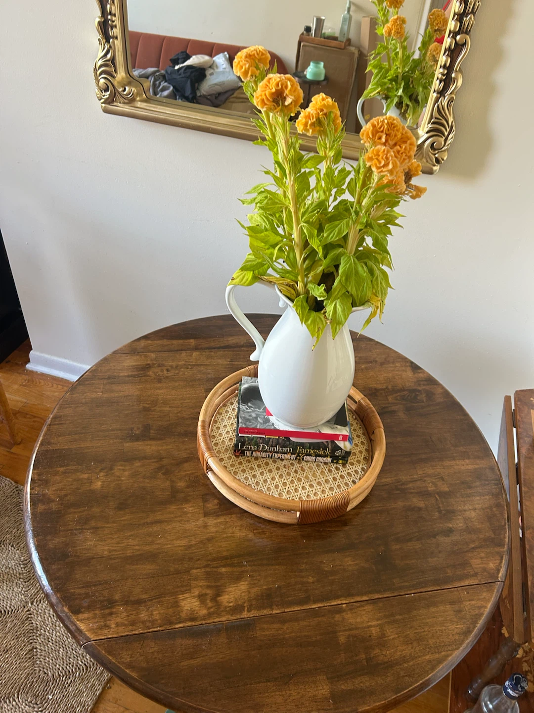 Custom Refinished Table + Vintage Lexington Sunburst Chair - photo 3