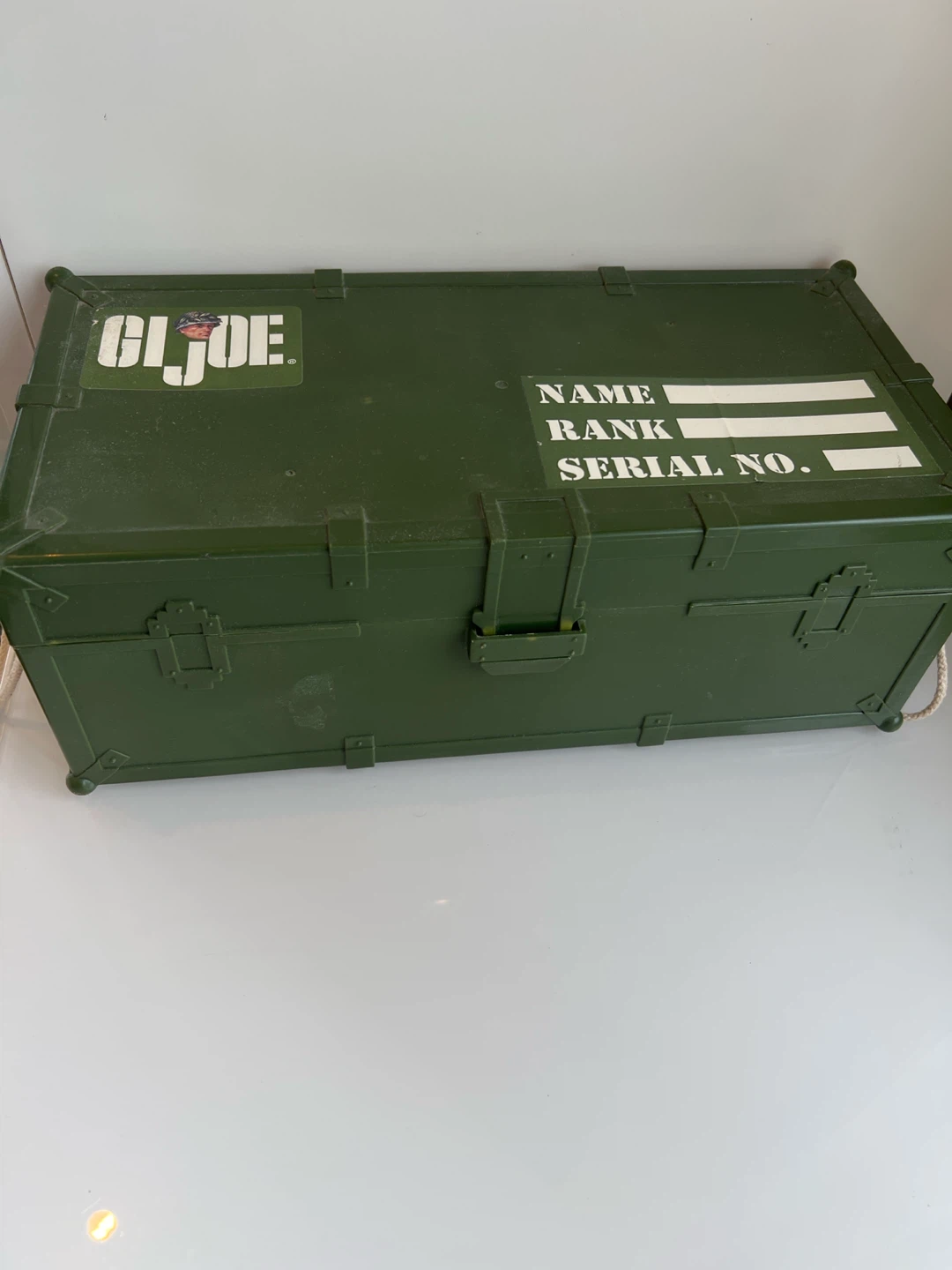 Vintage 1997 GI Joe Action Soldier Footlocker Trunk