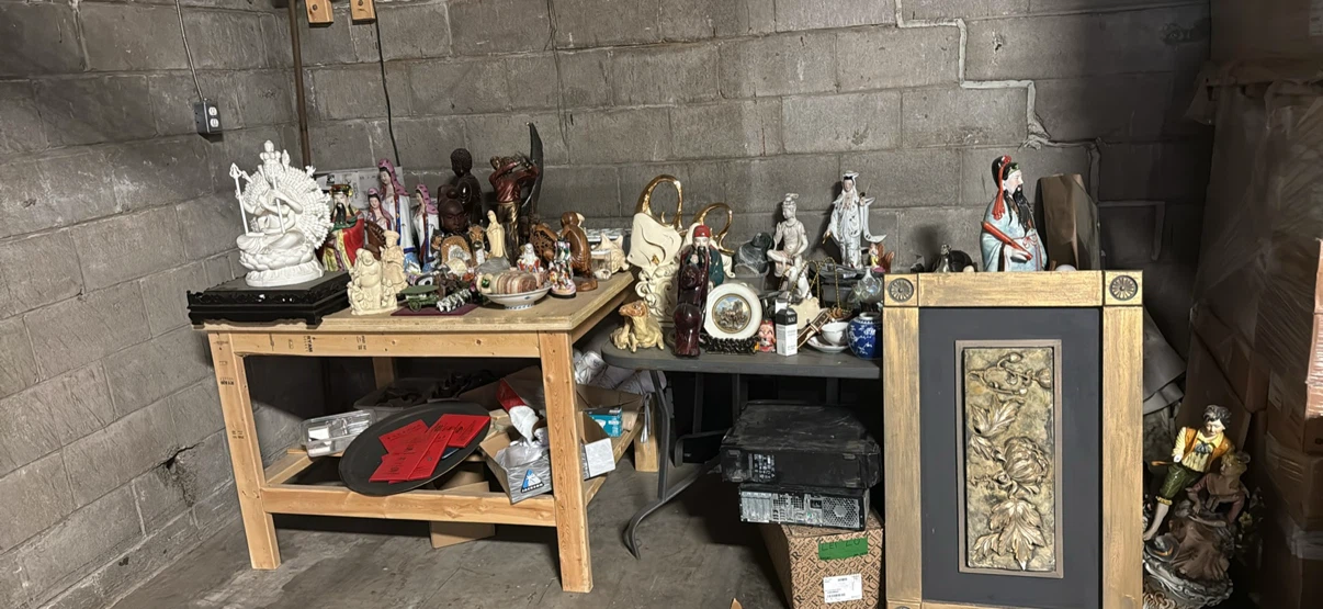 Large Collection of Asian Figurines and Decor