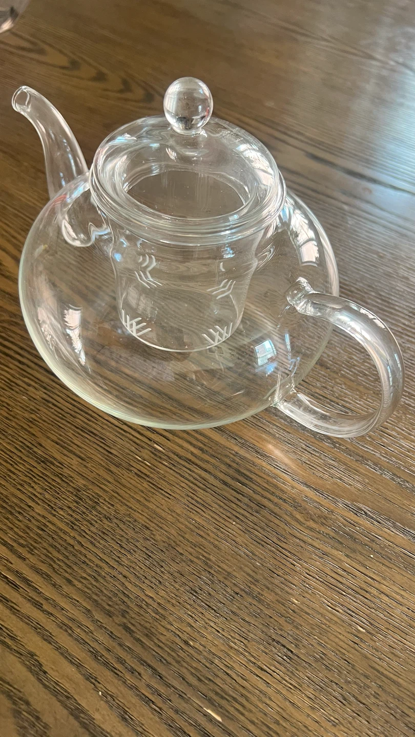 Clear Glass Teapot with Infuser - photo 2