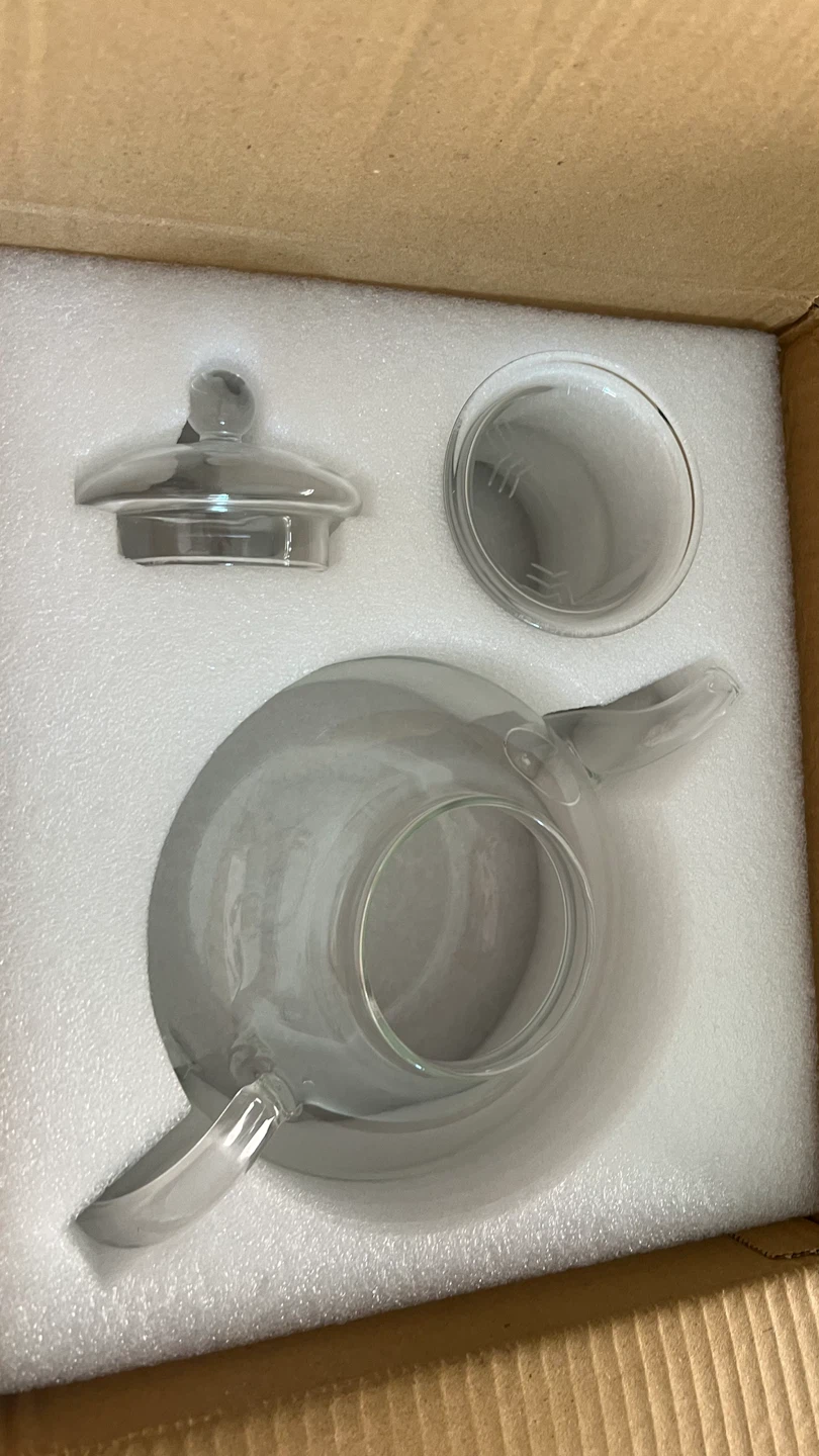 Clear Glass Teapot with Infuser - photo 4