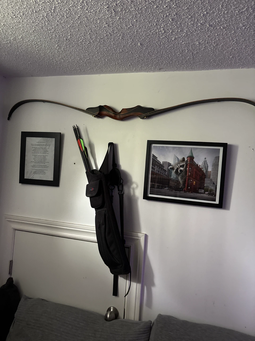 Recurve Bow with Quiver