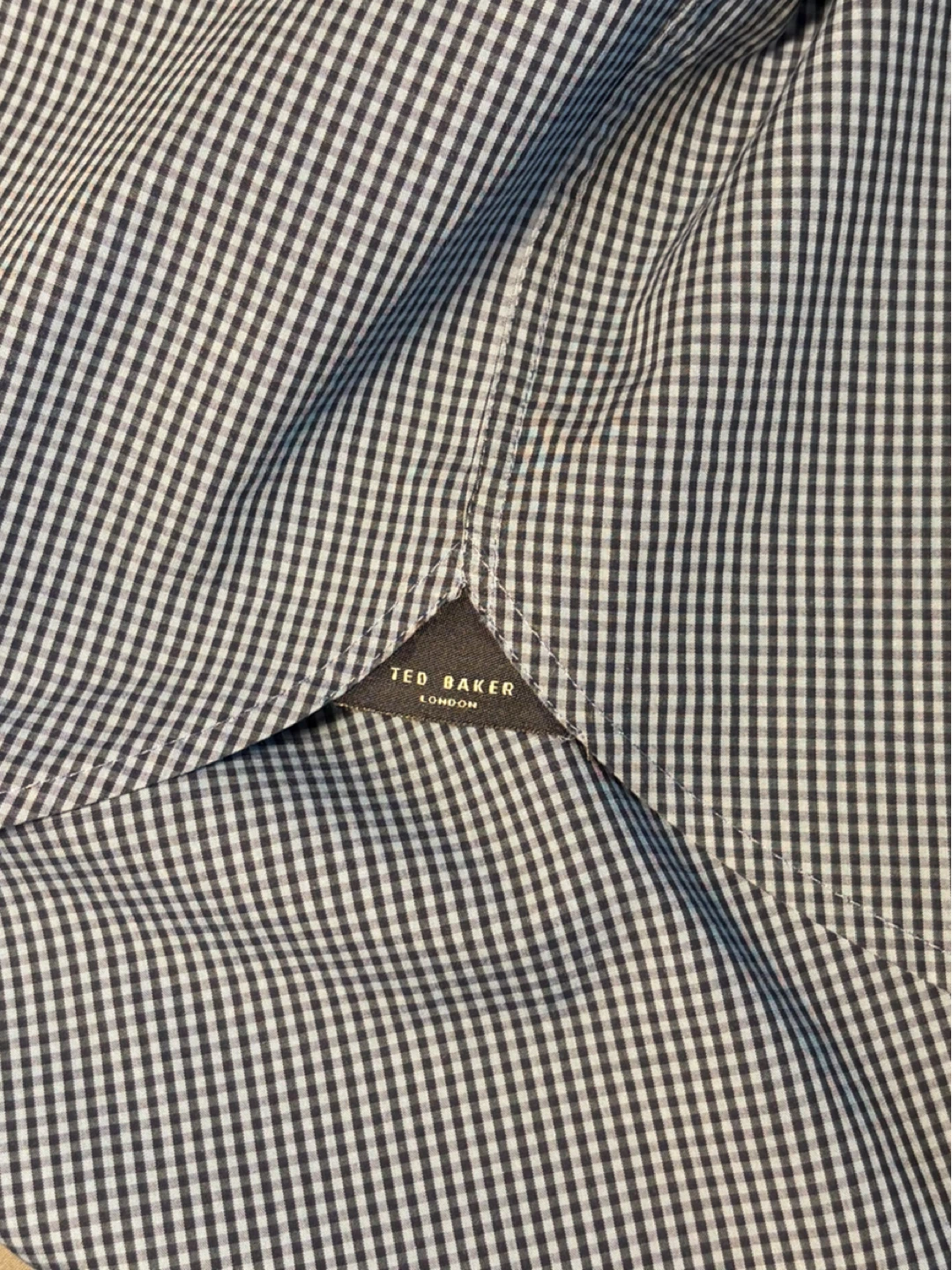 Ted Baker London Men's Gingham Dress Shirt Size 6 - photo 5