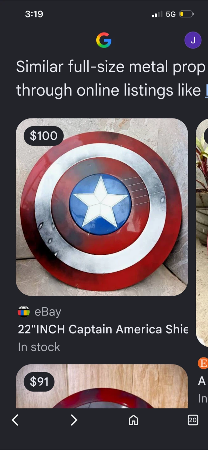 All steel Captain America Shield Replica