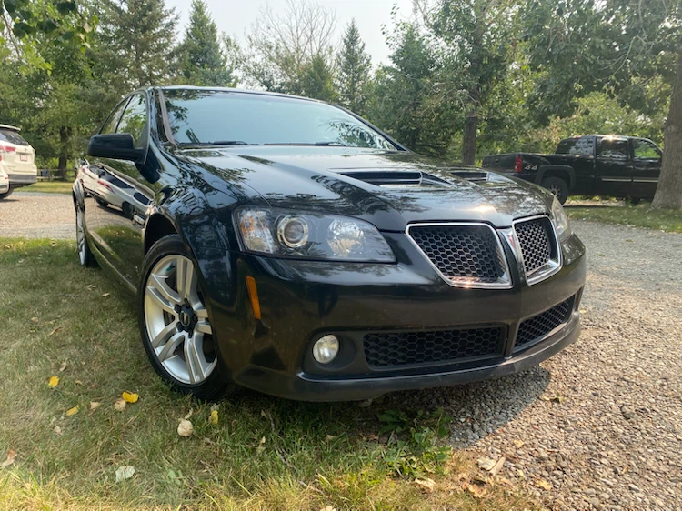 2009 Black Pontiac G8 Sedan