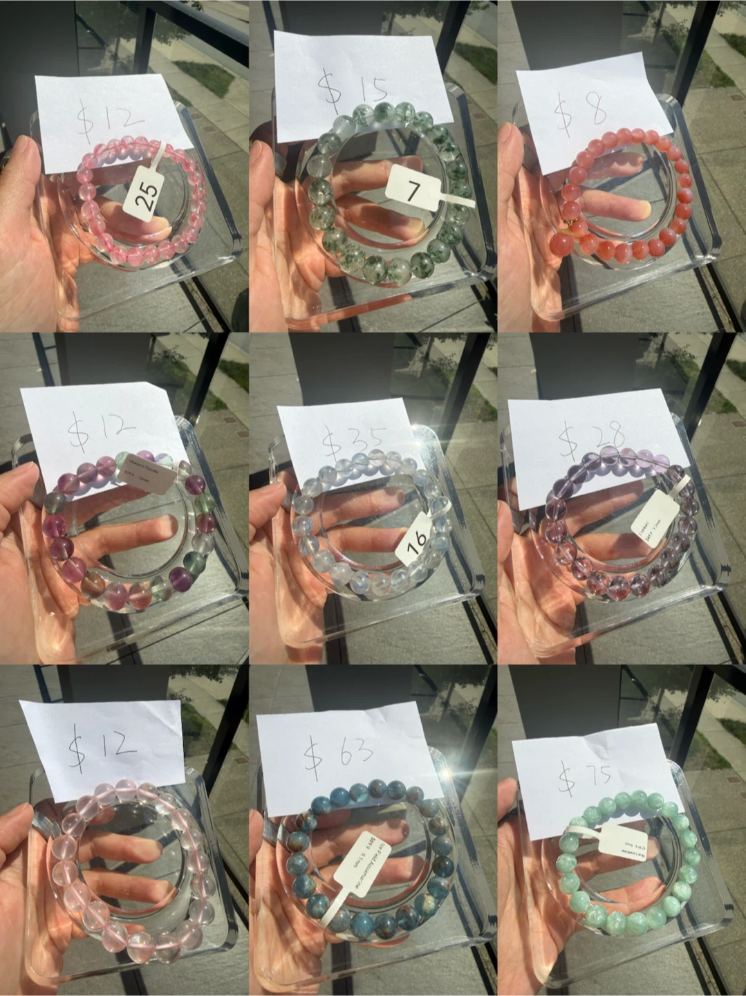 crystal bracelets