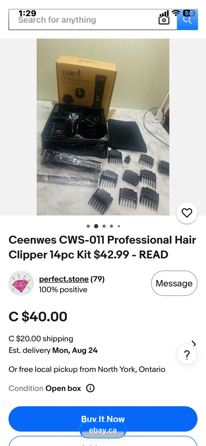 Ceenwes CWS-011 Professional Hair Clipper Kit - photo 4