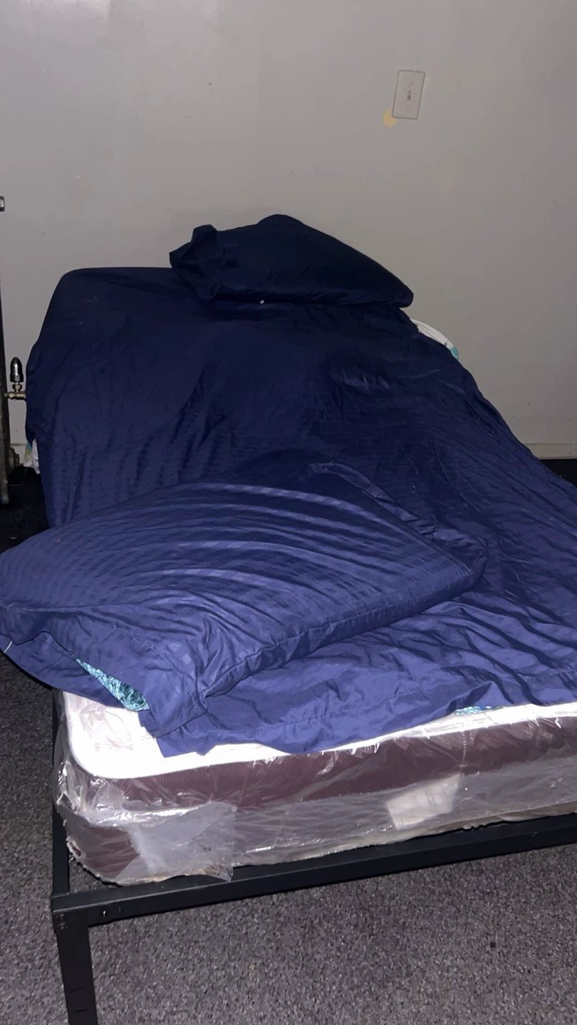 Navy Blue sheets Twin Bed Mattress Set