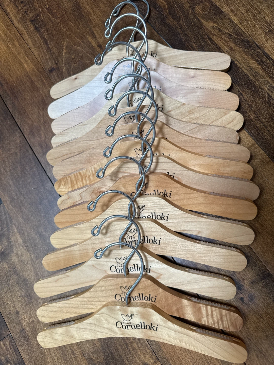 Cornelloki Wooden Hangers - Set of 12