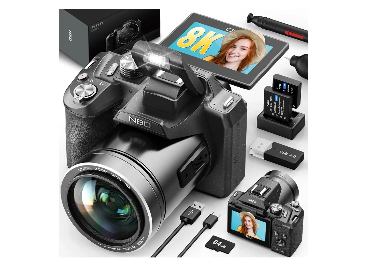 NBD Digital Camera with Zoom Lens