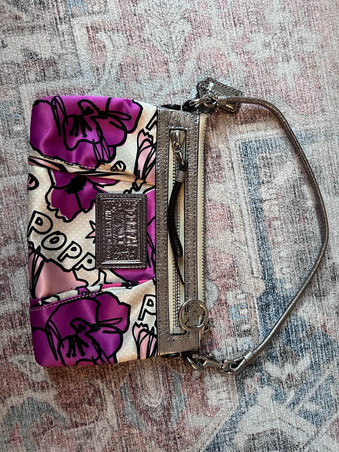 New with tags Coach Poppy Floral Wristlet