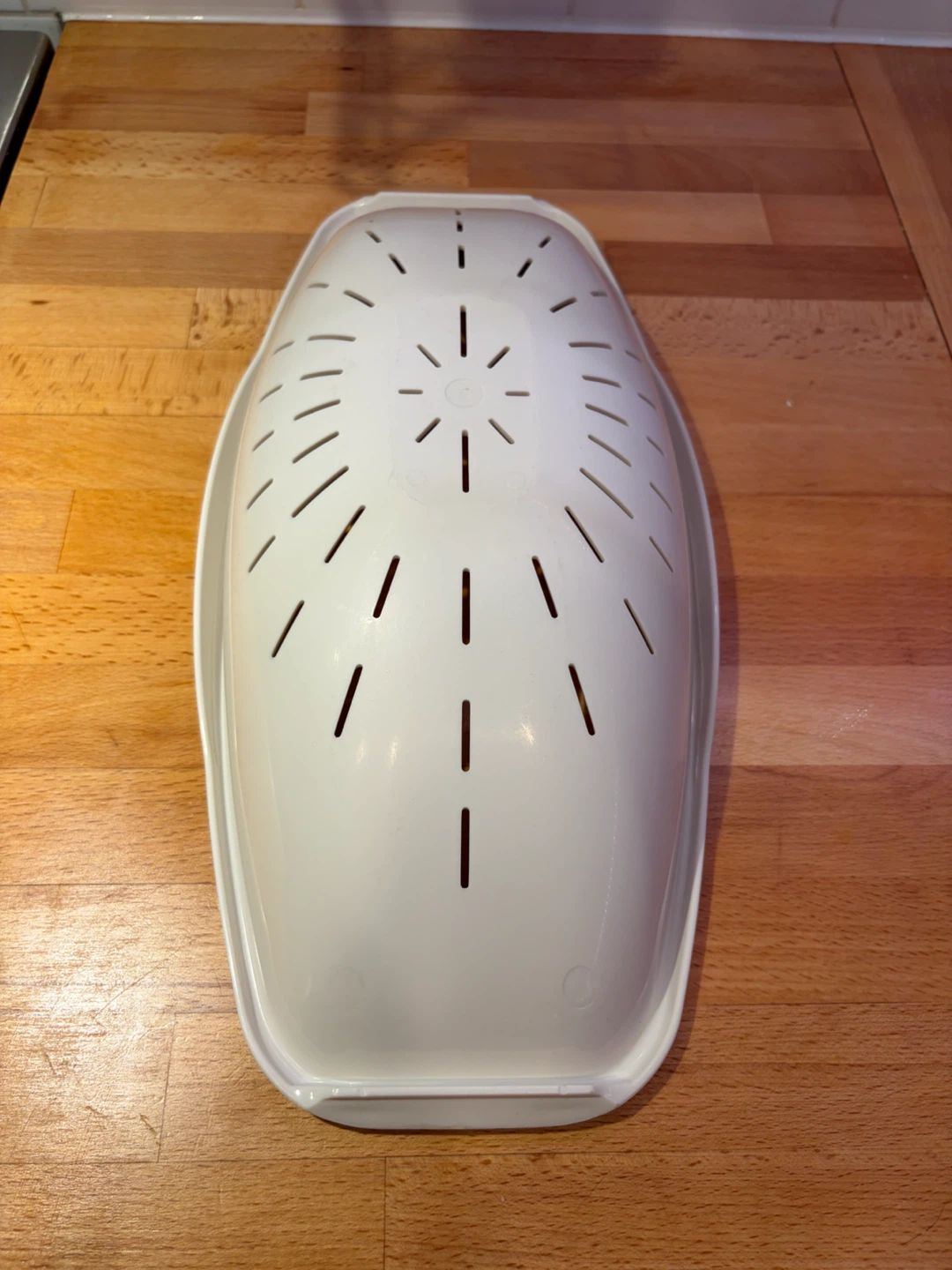 White Plastic Colander Strainer - photo 3