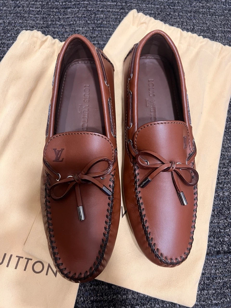 Louis Vuitton Driving Loafers - Brown Leather