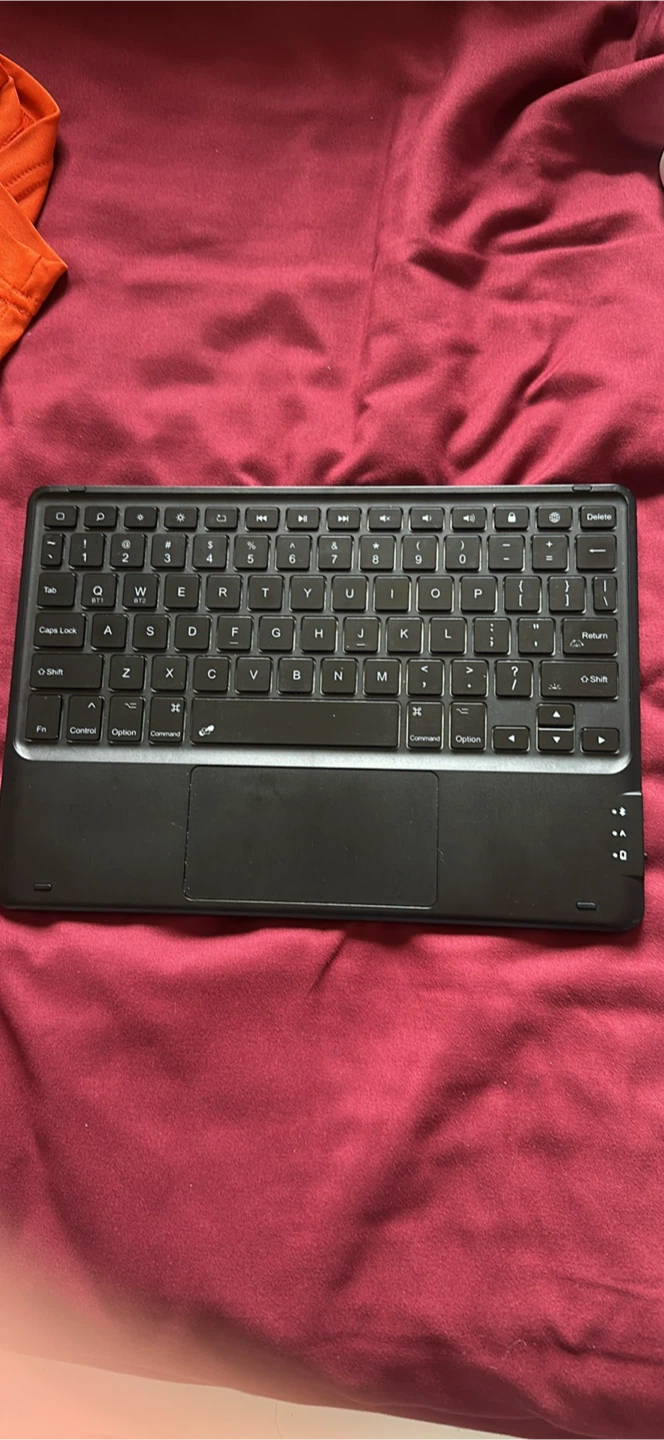 Black Portable Wireless Keyboard with Touchpad