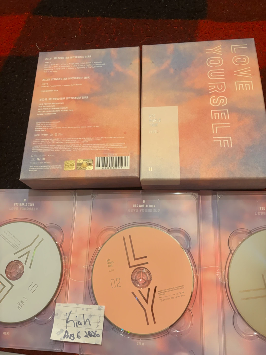 BTS World Tour 'Love Yourself' Seoul DVD Set Japanese Version - photo 4
