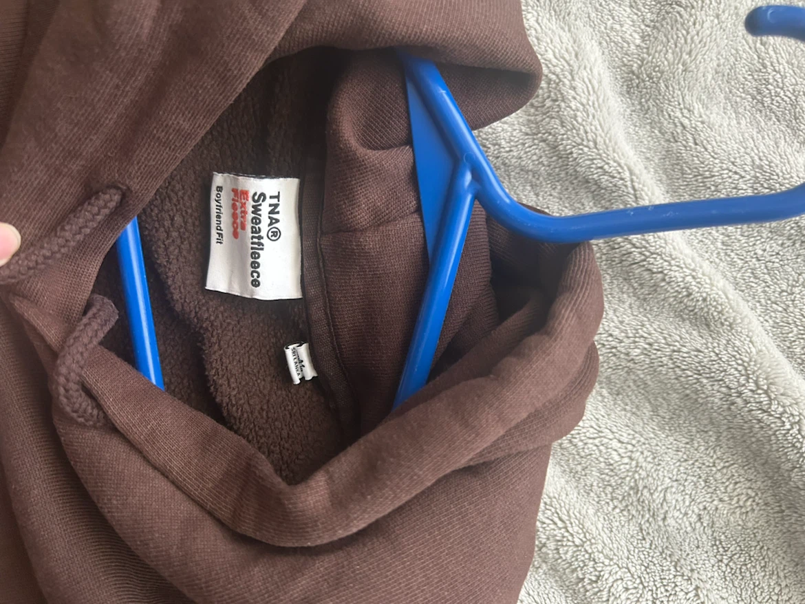Aritzia TNA Brown Sweatfleece Hoodie - photo 2