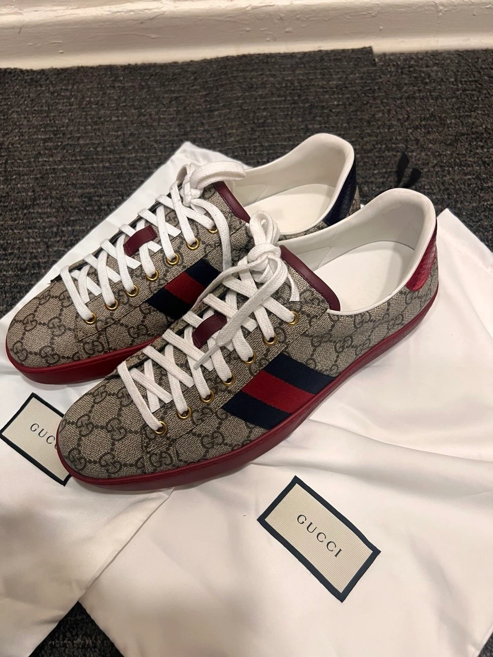 Gucci GG Supreme Canvas Sneakers