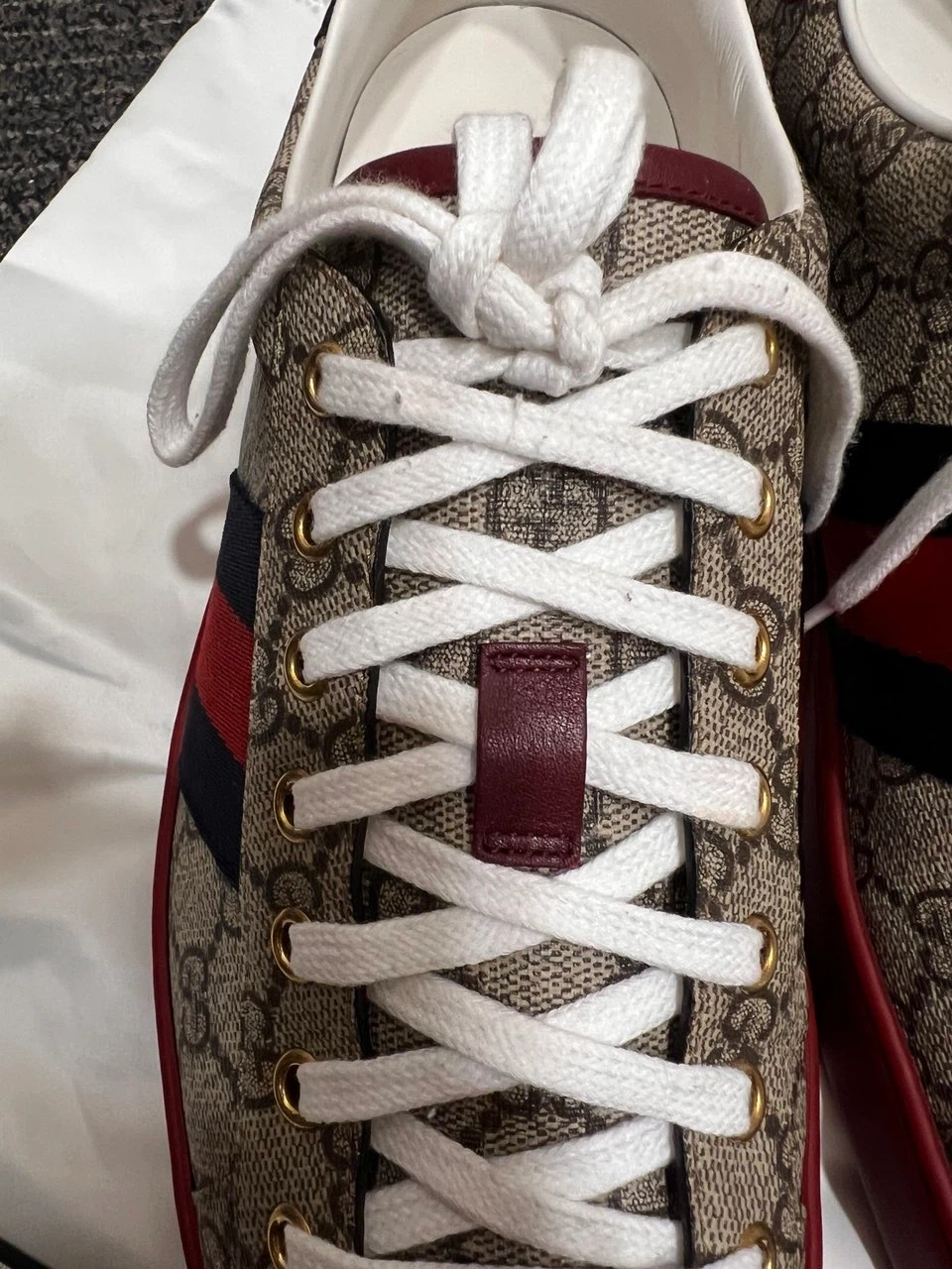 Gucci GG Supreme Canvas Sneakers - photo 3