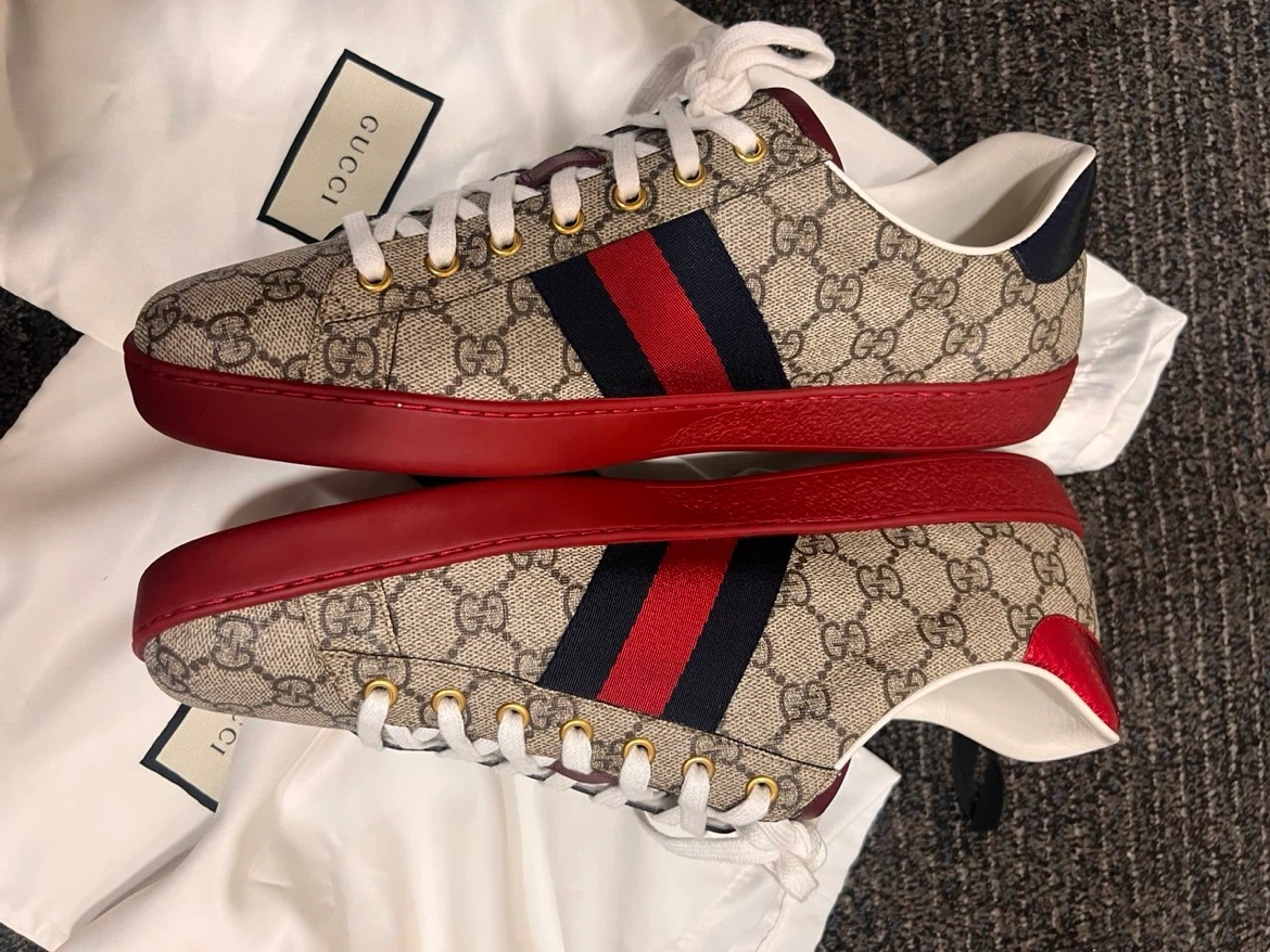 Gucci GG Supreme Canvas Sneakers - photo 4