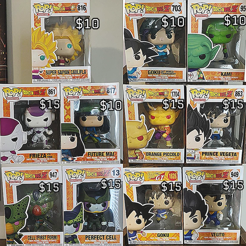 Dragon Ball Funko Pops!