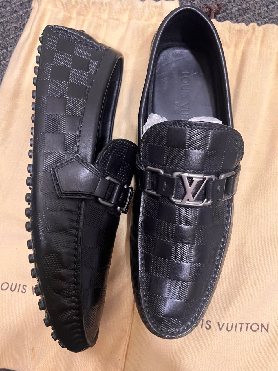 Louis Vuitton Black Loafers