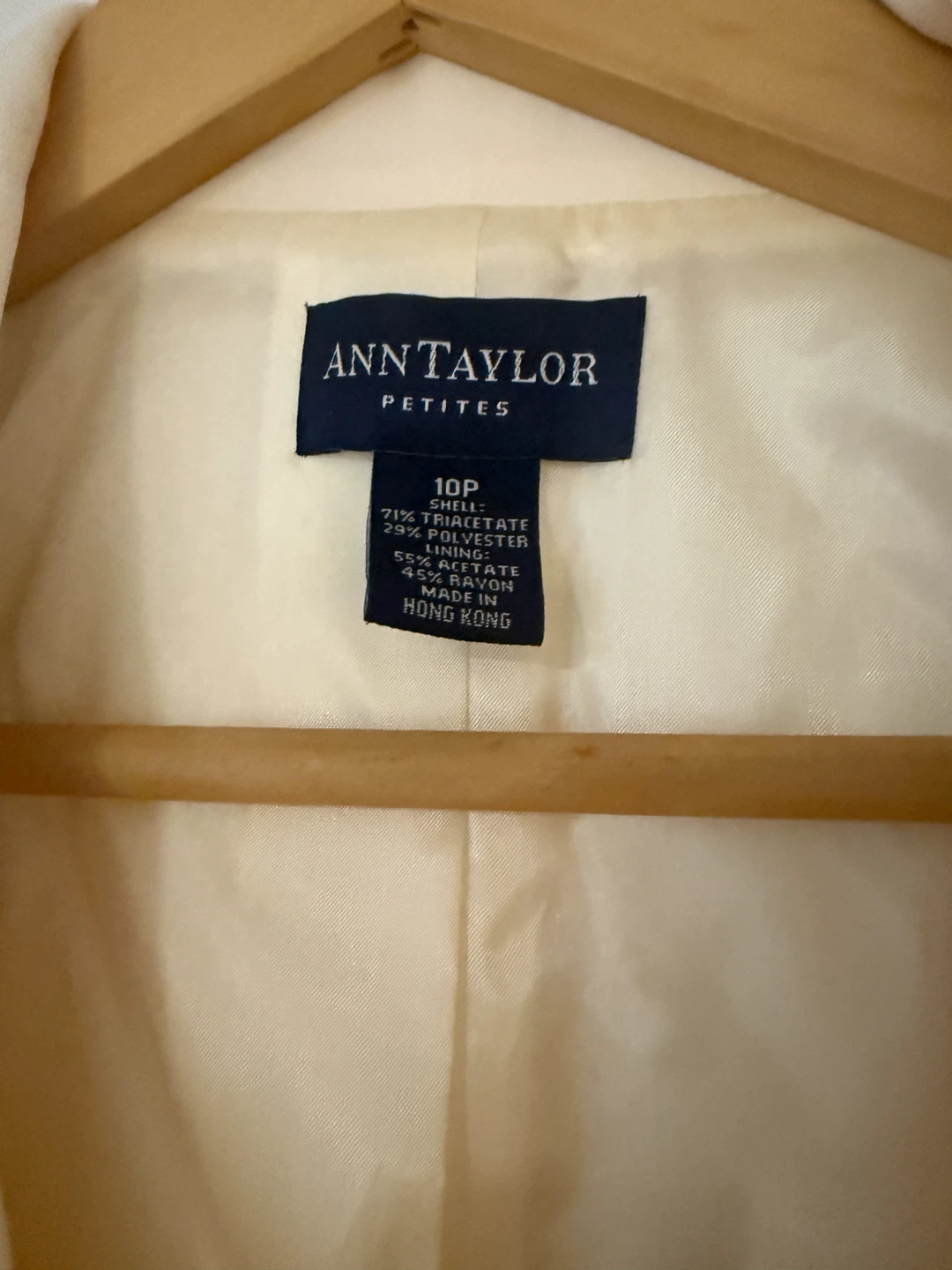 Ann Taylor Petites Cream Blazer - photo 2