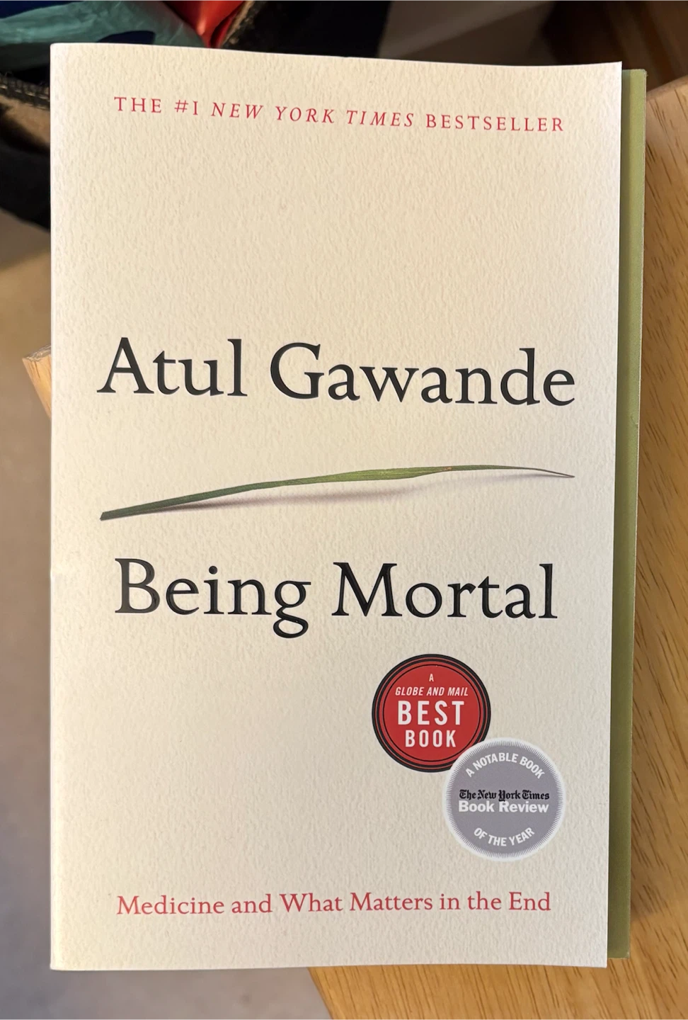 ✨✨Being Mortal: Medicine and What Matters  in the End