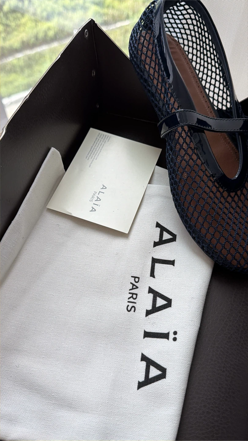 ALAÏA PARIS Mesh Ballet Flats - Size 40 - photo 2