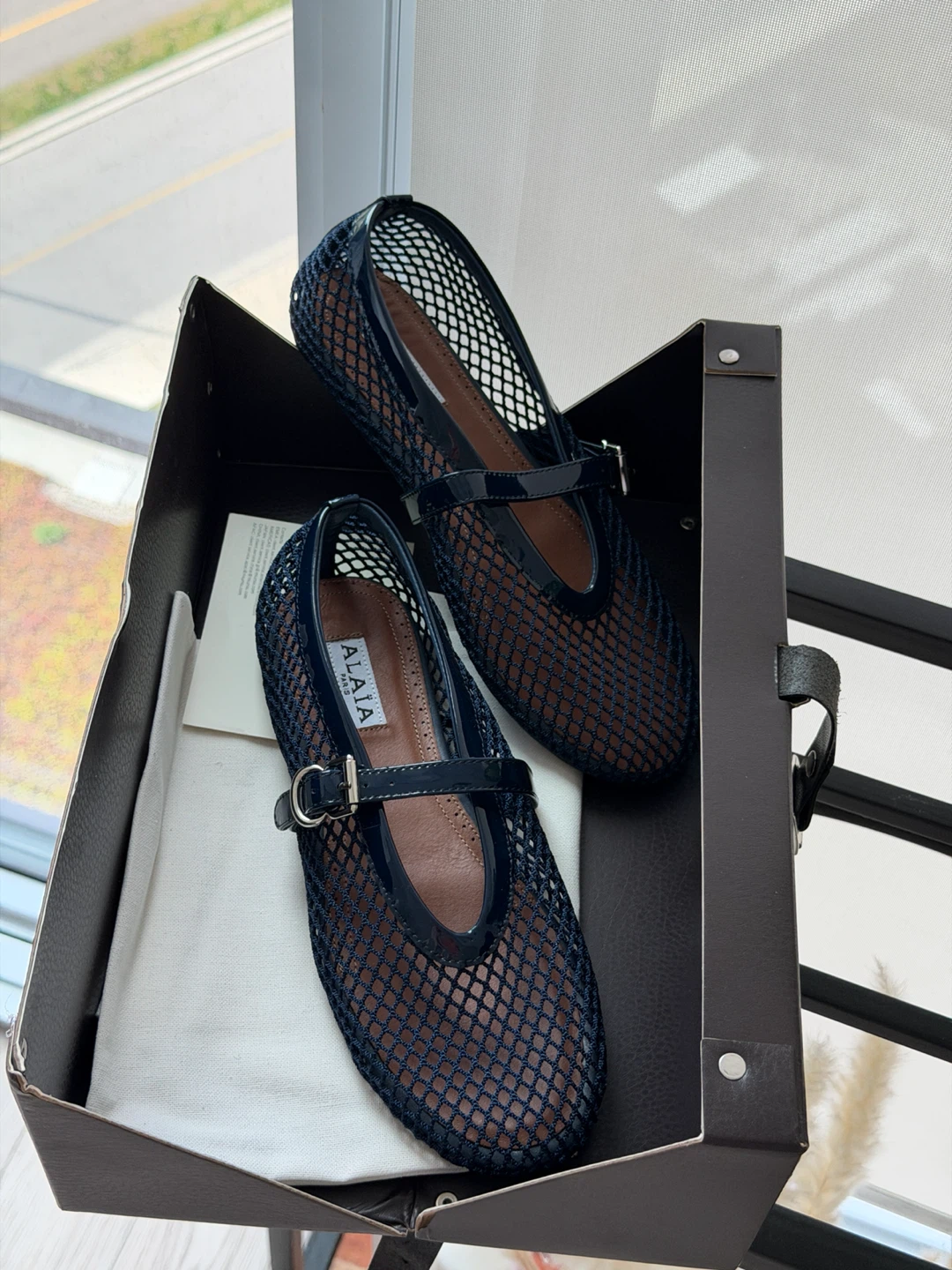 ALAÏA PARIS Mesh Ballet Flats - Size 40 - photo 3