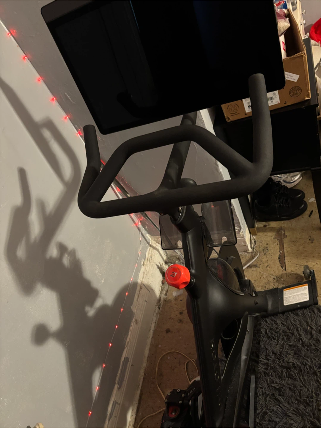 Pelotón bike and monitor and Samsung oled TV 65 inch
