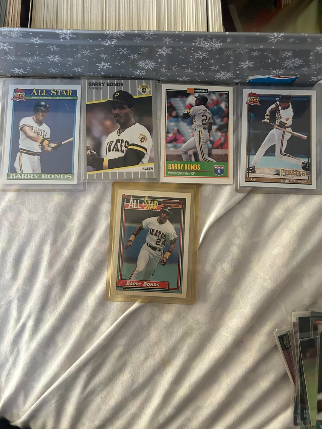 Barry Bonds Baseball Card Lot