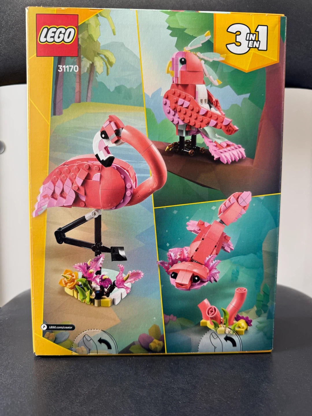 LEGO Creator 3 in 1 Pink Flamingo Building Set 31170 - photo 2