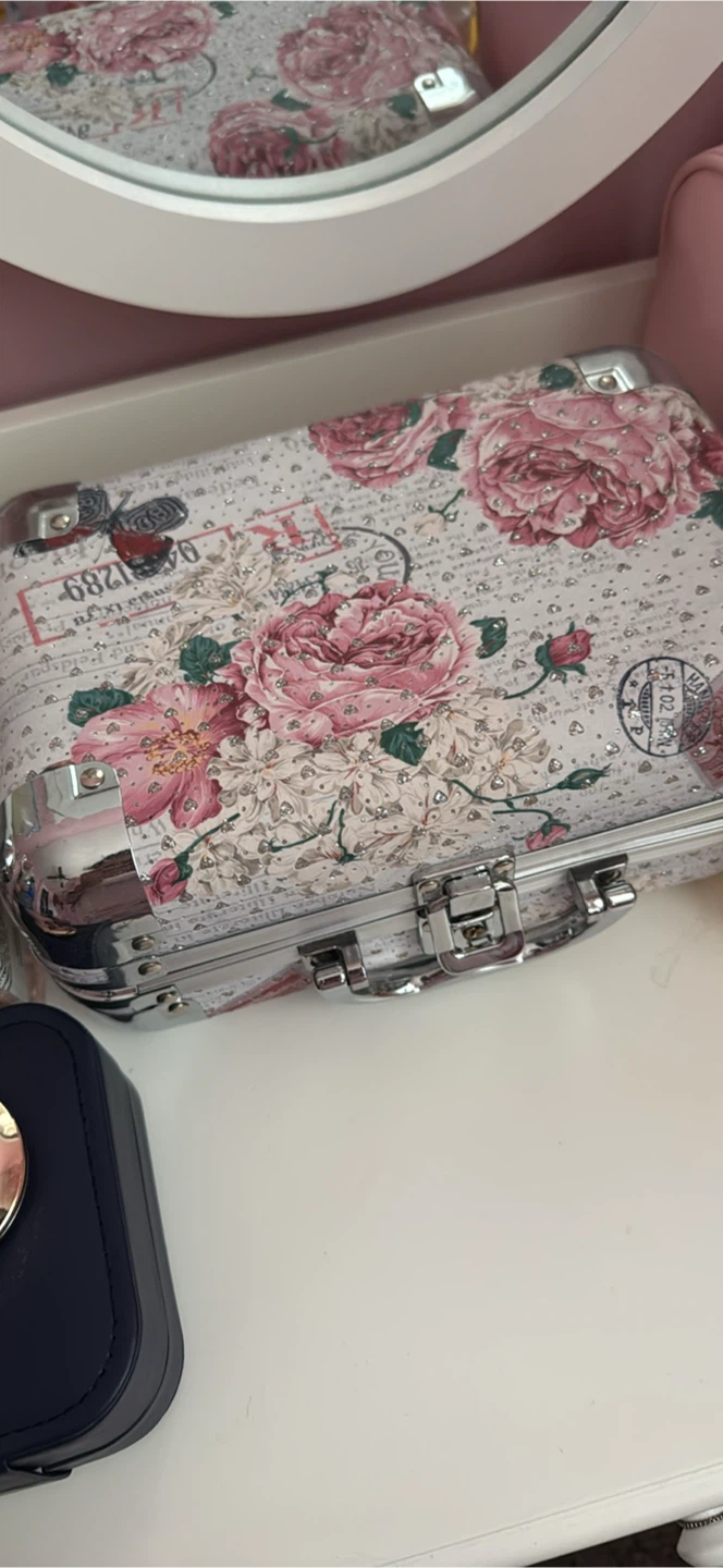 Floral Vanity Case / Jewellery Organizer