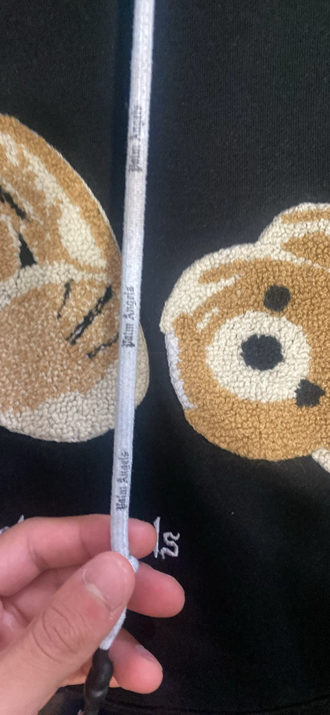 Palm Angels Black Bear Hoodie - photo 2