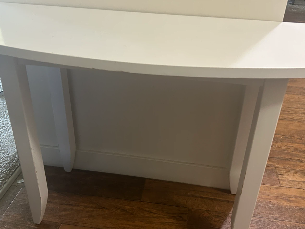 White Console Table