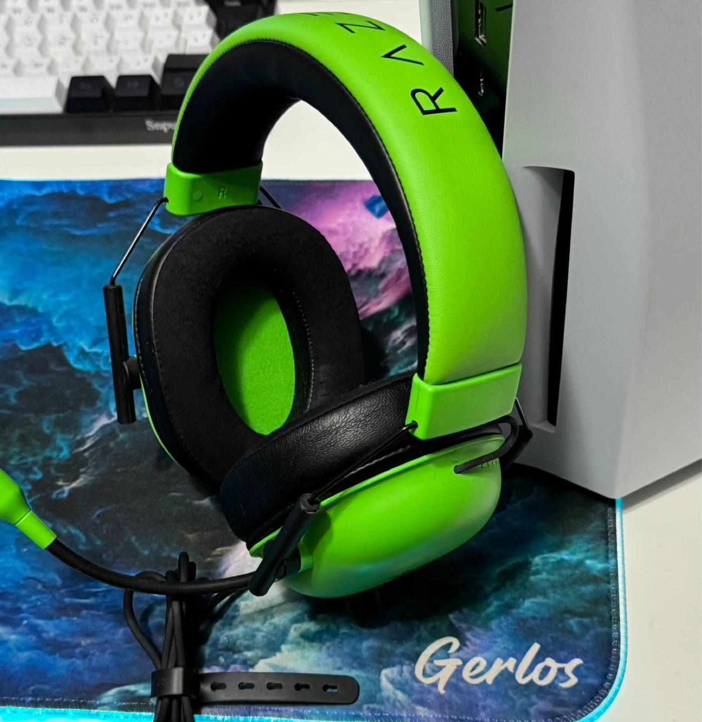 Razer BlackShark V2 X Gaming Headset - Green - photo 2