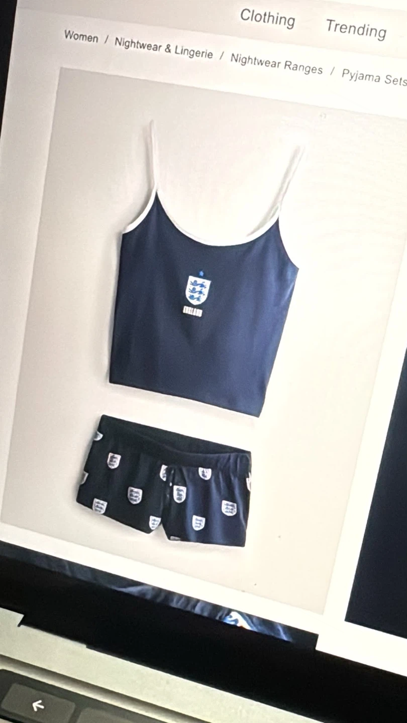 England Pyjama Set Cami & Shorts - photo 2
