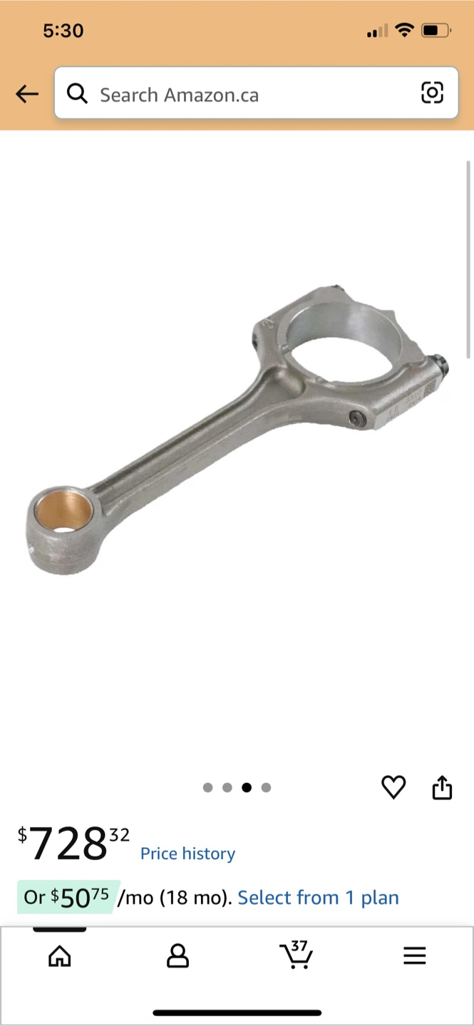Connecting Rod Set Compatible With 2012-2019 Nu GDI 2.0L - photo 2