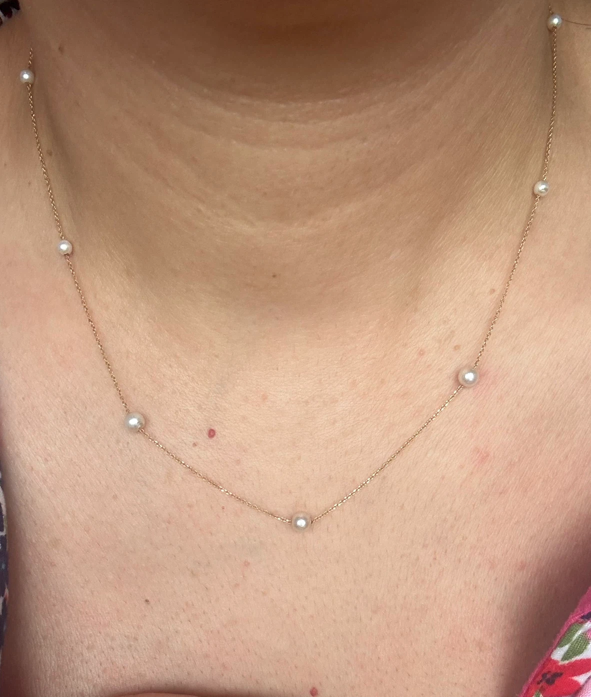 18K Gold Pearl Necklace - photo 3