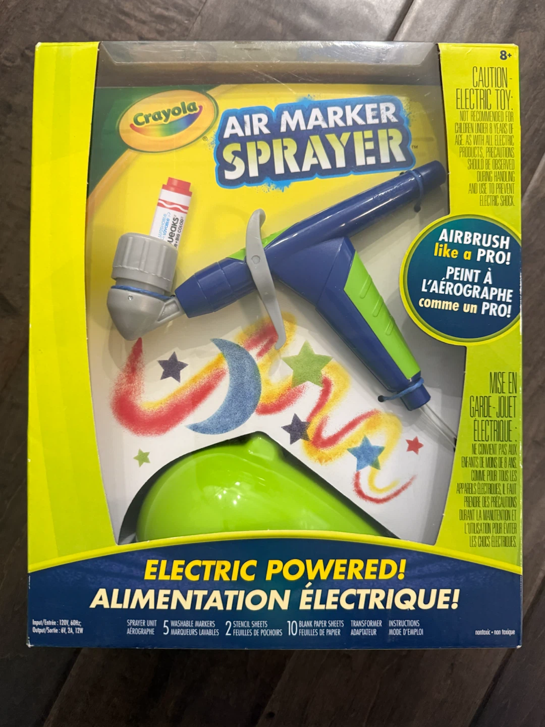 Crayola Air Marker Sprayer Art Kit