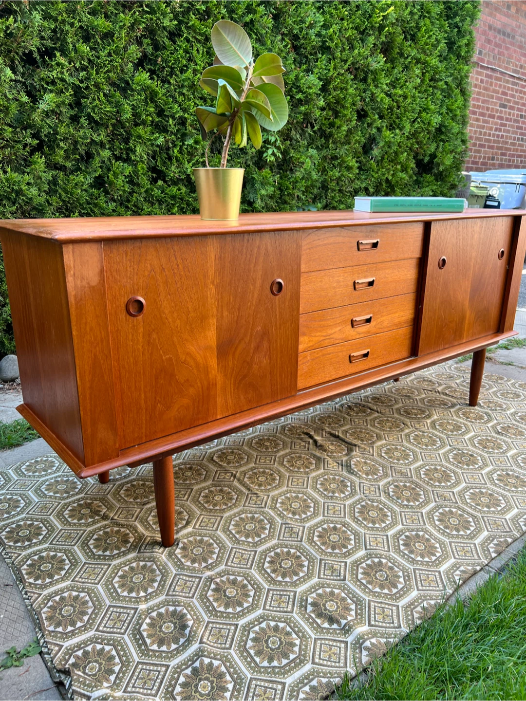 MCM Teak Credenza / Sideboard - photo 3