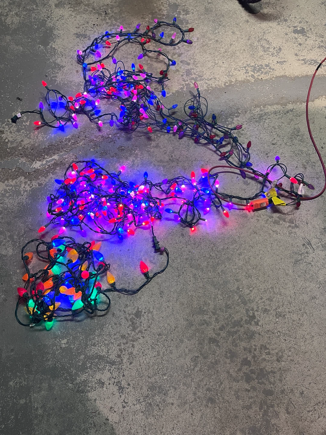 String of Multi-Coloured Lights