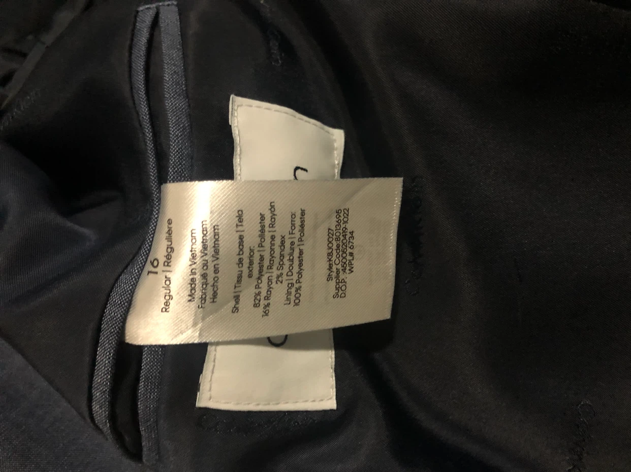 Calvin Klein Blazer Size 16 - photo 3