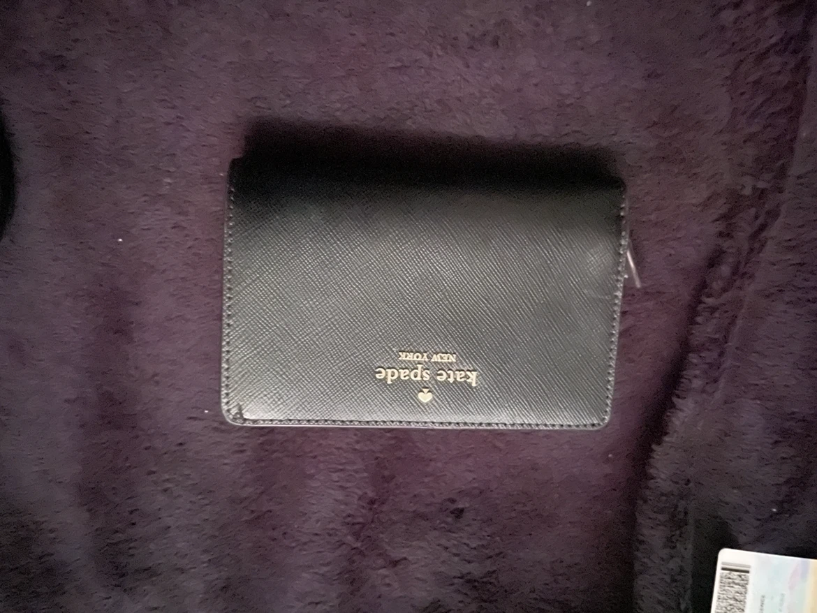 Kate Spade Black Leather Shoulder Bag & Wallet Set - photo 2
