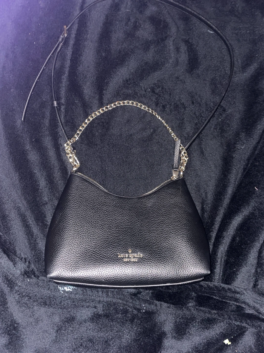 Kate Spade Black Leather Shoulder Bag & Wallet Set - photo 3